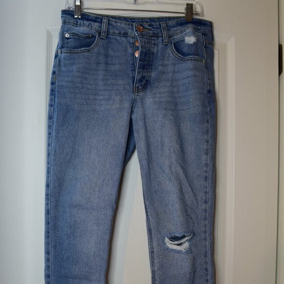 Wild Fable Recycled High-Rise Curvy Straight Jeans - Picture 1 of 7